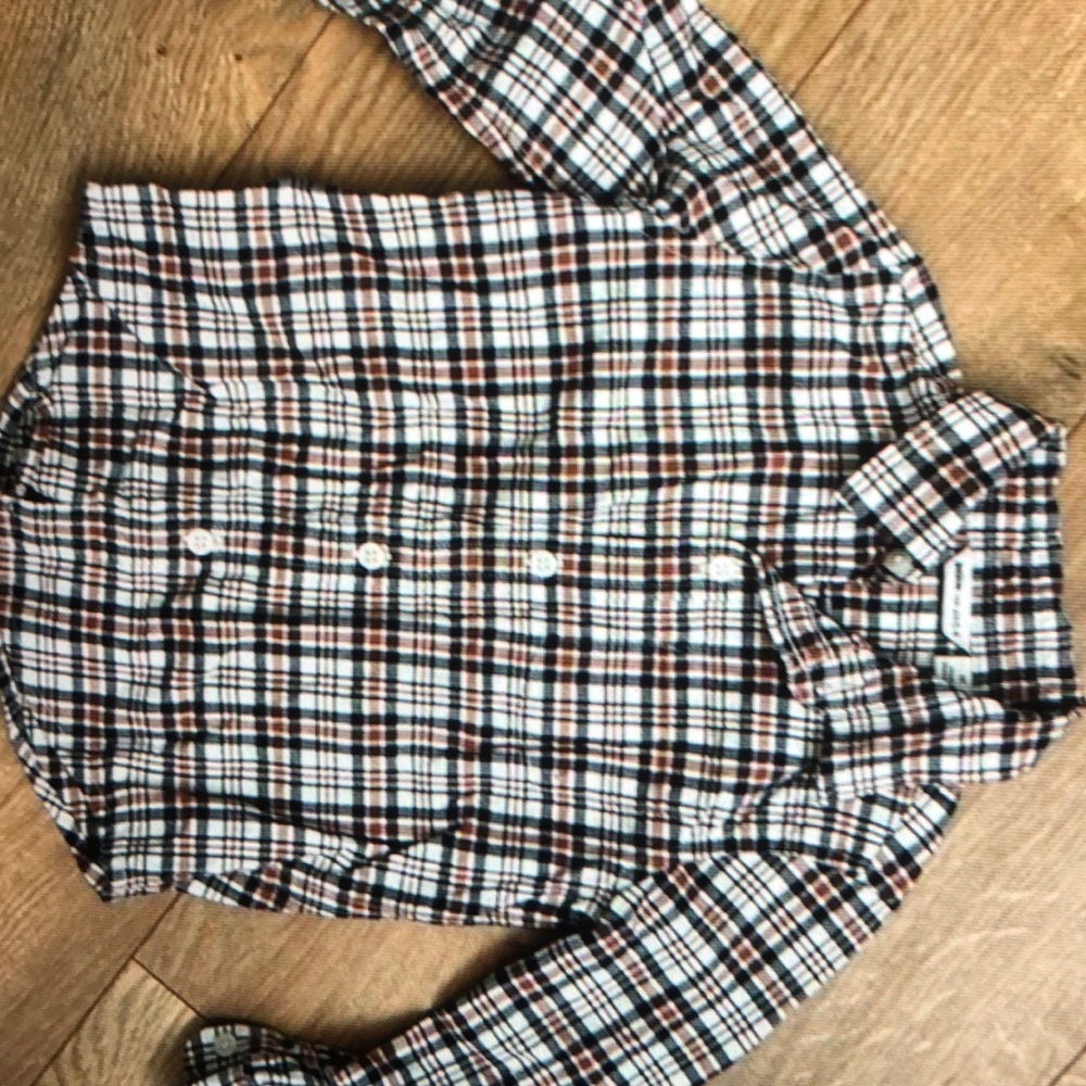 Janie and jack Plaid button down size 2T